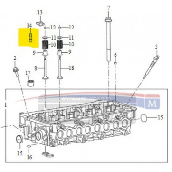 TAQUIE HIDRAULICO MOTOR 20D