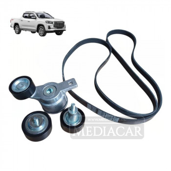 KIT CORREA ACCESORIO TENSOR Y GUIA T60  20